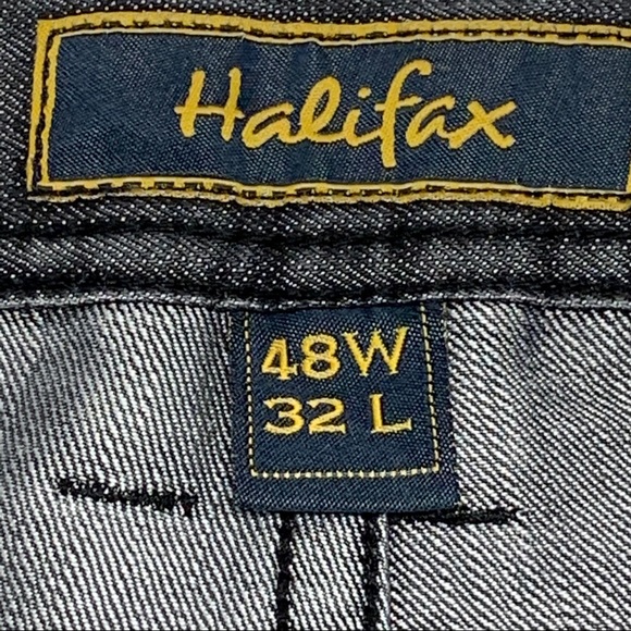 🛑SOLD🛑Halifax Mens Jeans Cross Embroidery - Picture 4 of 7